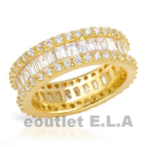 FULL ETERNITY CZ RING SOLID 10K925-SZ 6